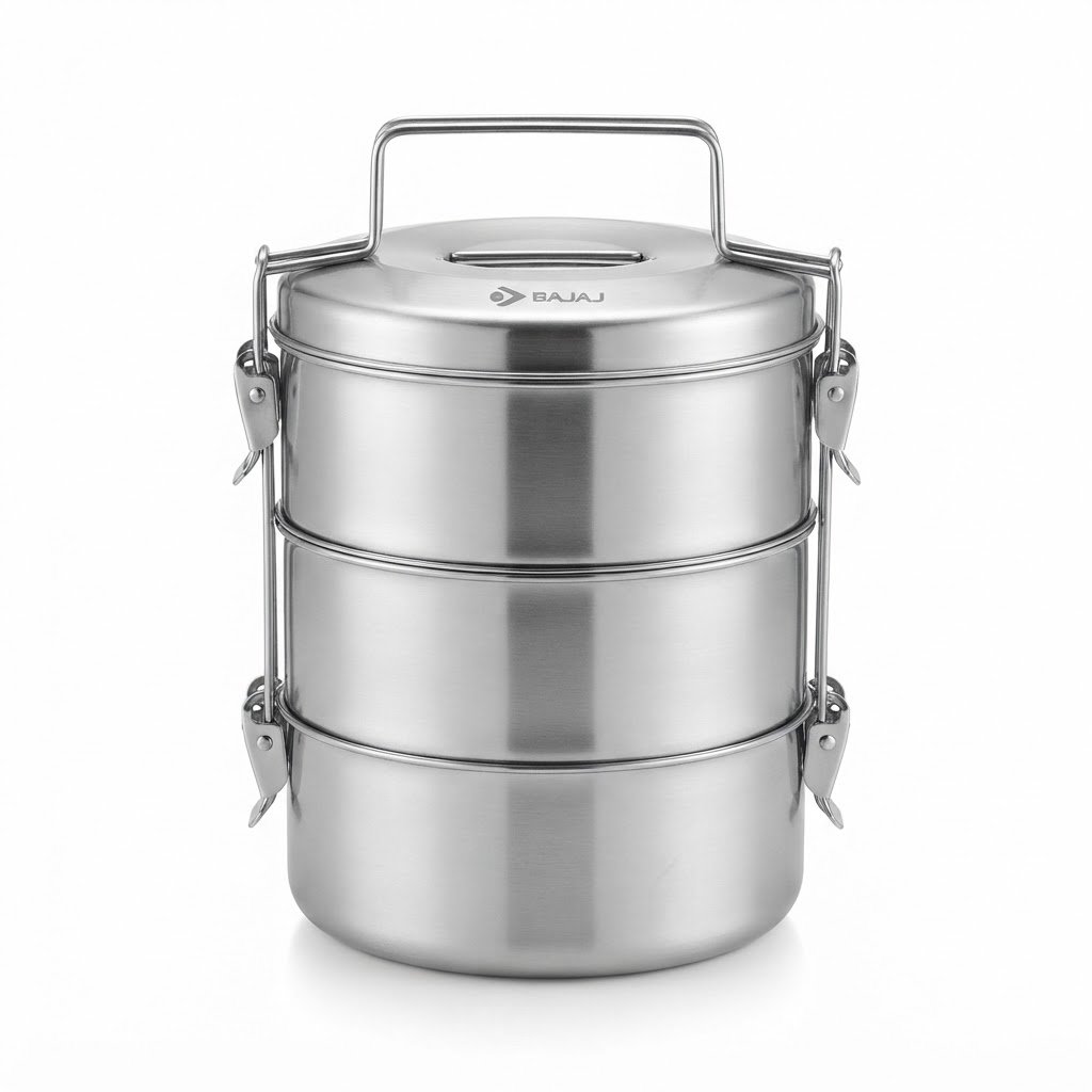 Bajaj Stainless Steel Tiffin Box 3