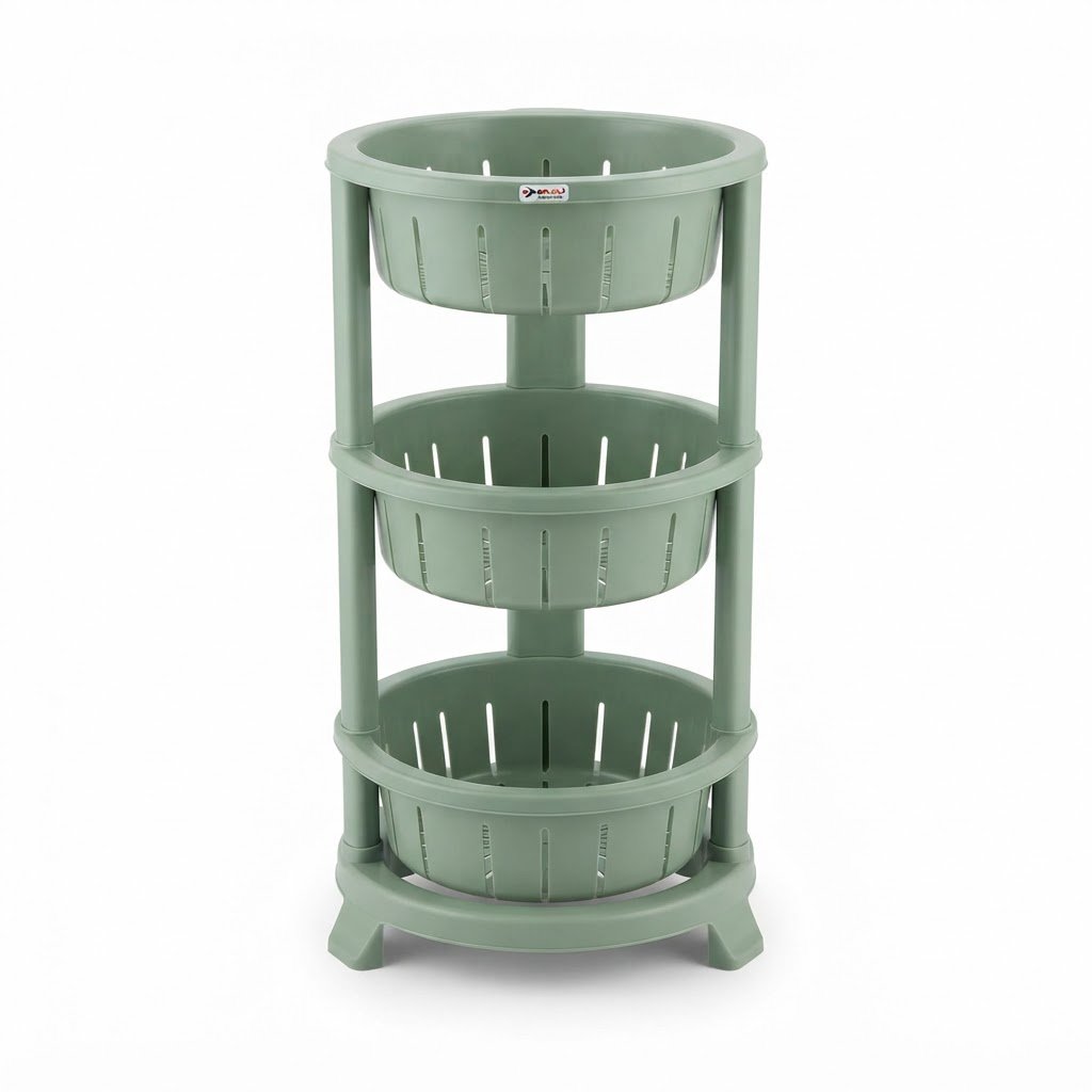 Bajaj Plastic Fruit & Vegetable Rack 3 - Image 2