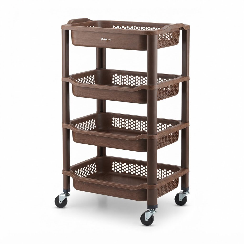 Bajaj Plastic Kitchen Trolley 3