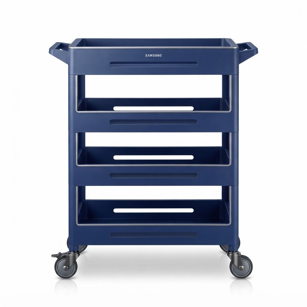 Samsung Plastic Kitchen Trolley 5 - Image 2