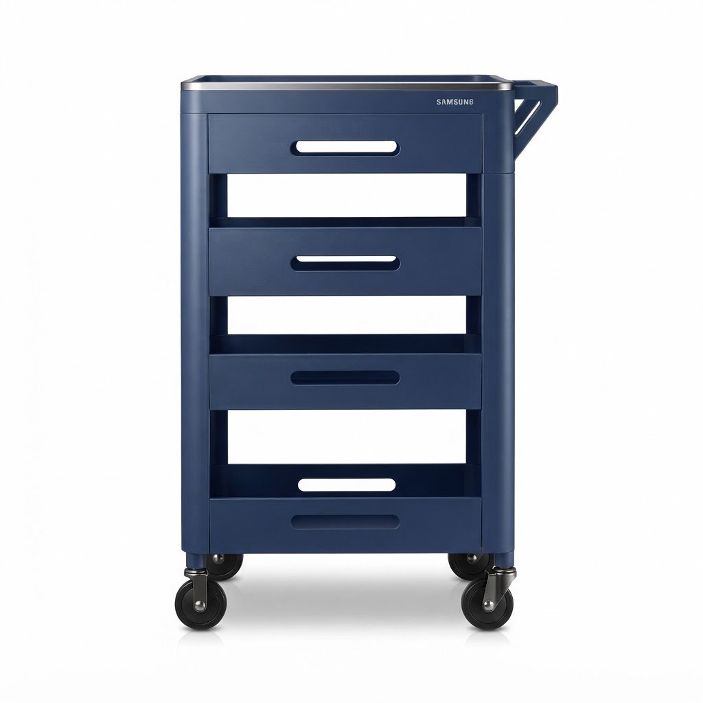Samsung Plastic Kitchen Trolley 5 - Image 3