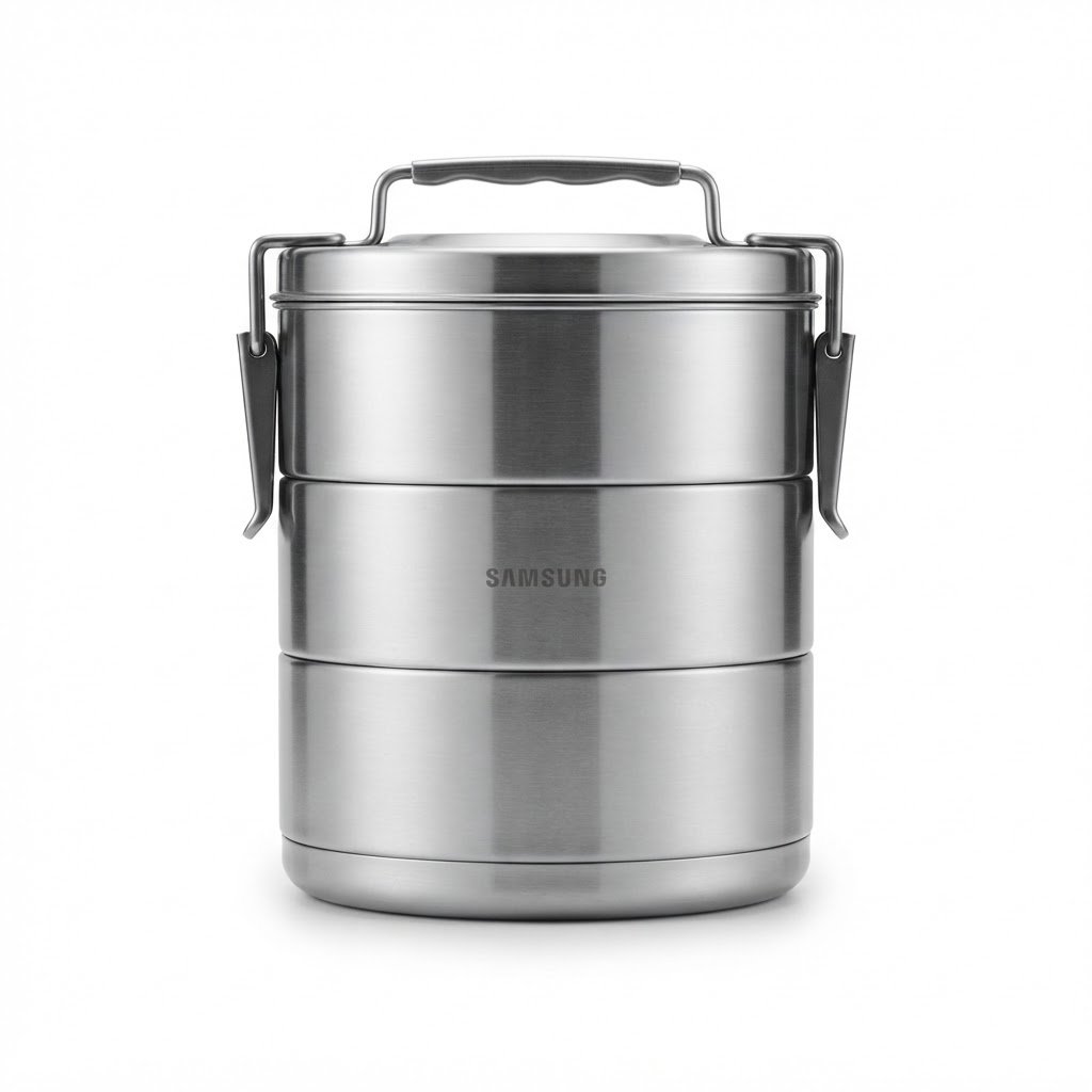 Samsung Stainless Steel Tiffin Box 5 - Image 2