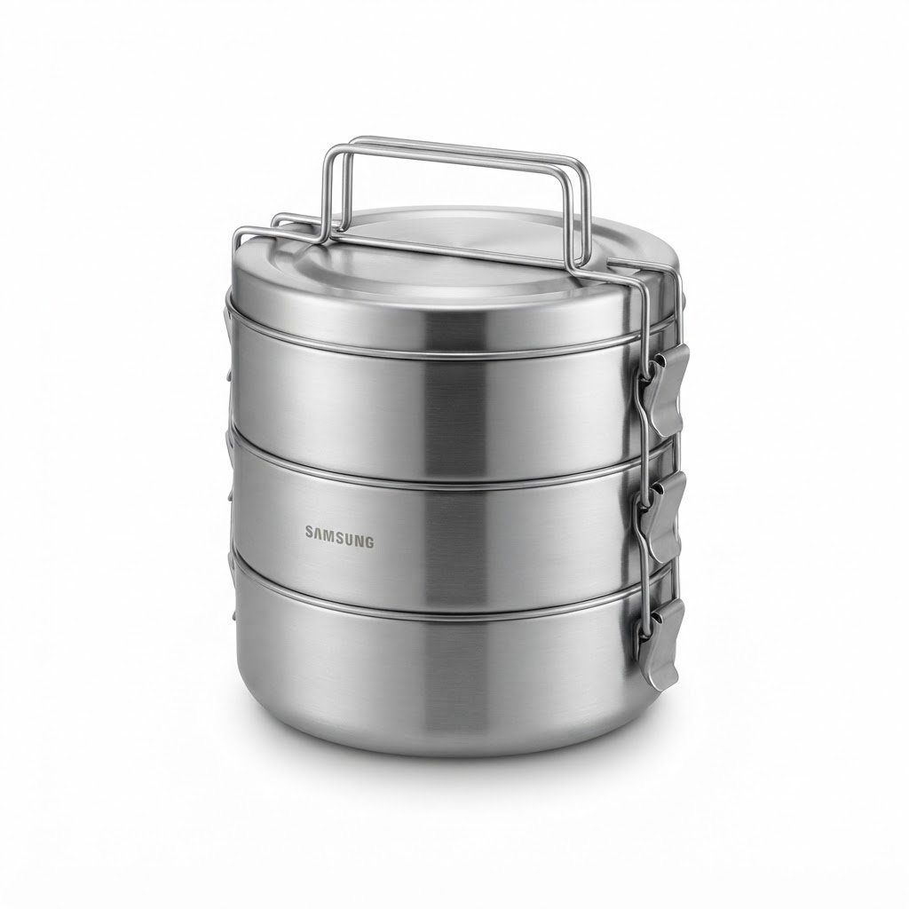 Samsung Stainless Steel Tiffin Box 5 - Image 3