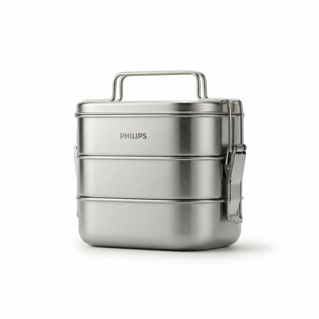 Philips Stainless Steel Tiffin Box 1 - Image 2